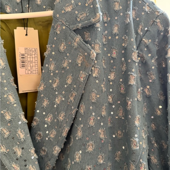 Never Fully Dressed Harper Denim Trench NWT - Picture 8 of 10